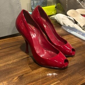 Miu miu 36.5 stunning authentic shiny red